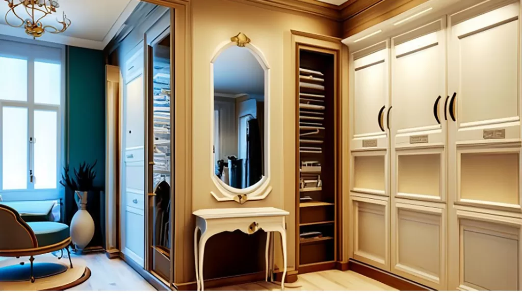 Classic elegance wardrobe laminate designs