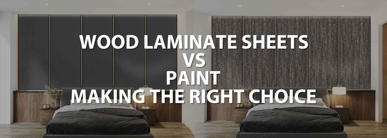 Wood Laminate Sheets vs. Paint