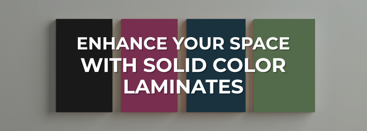 solid color laminates