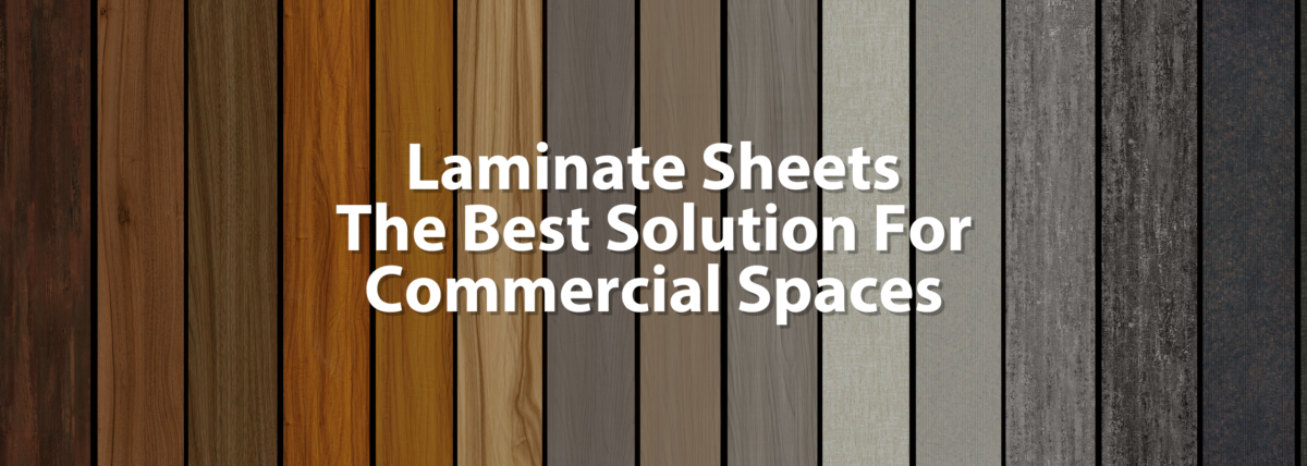 Laminate for commercial spaces
