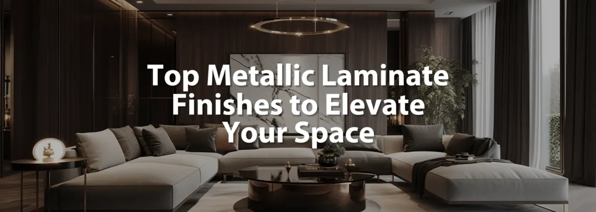 top metallic laminate finishes to elevate your space