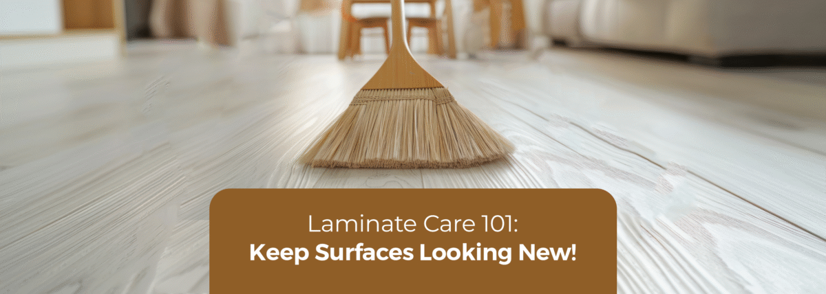 Laminate Care 101: Keep surfaces looking new with simple cleaning and maintenance techniques